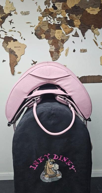 Pink LEATHER Inky Dinky Saddle® - NEU - Offiziell