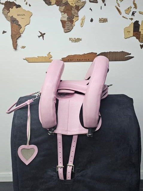 Pink LEATHER Inky Dinky Saddle® - NEU - Offiziell