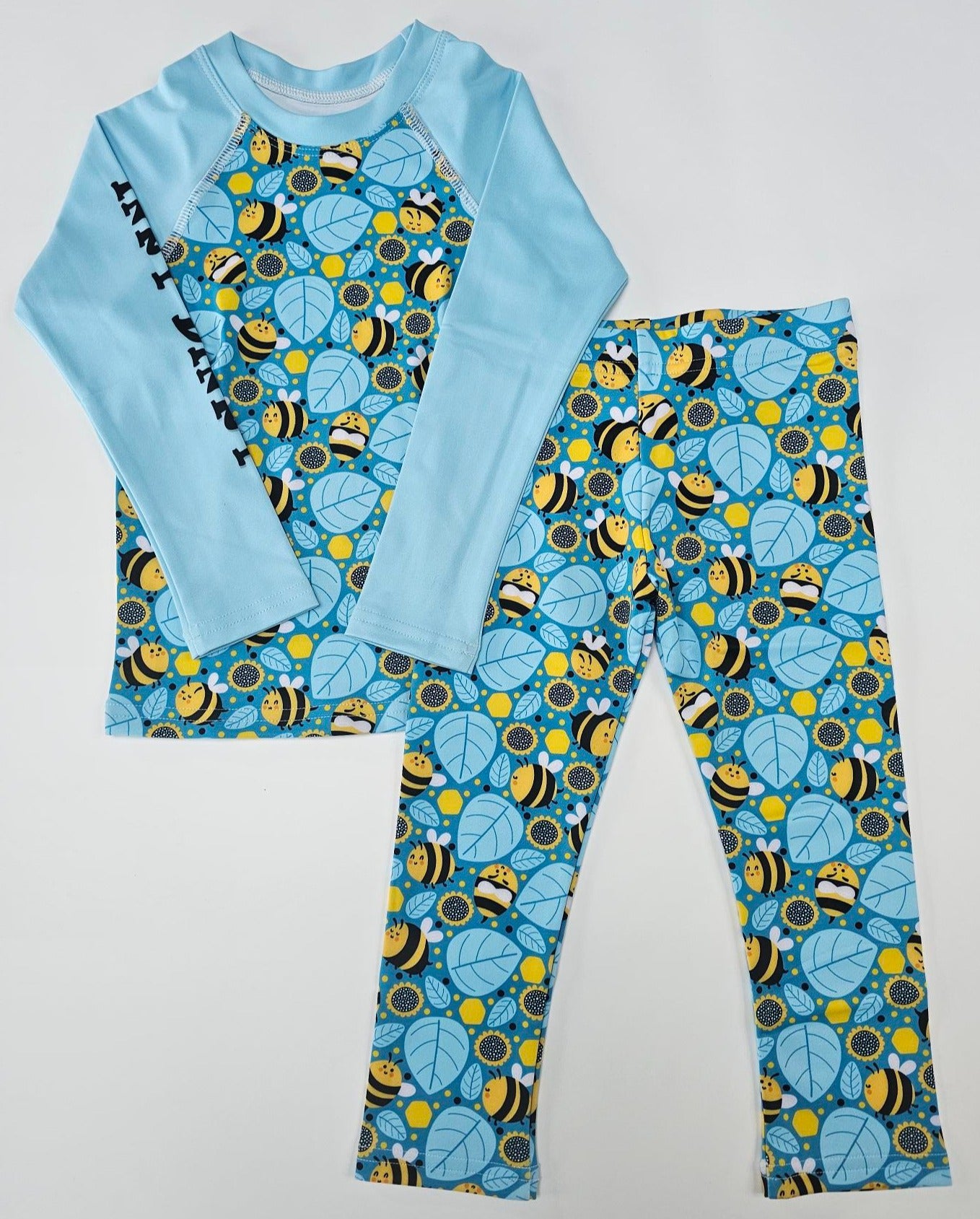 Kinder-Baselayer-Set – Bienen